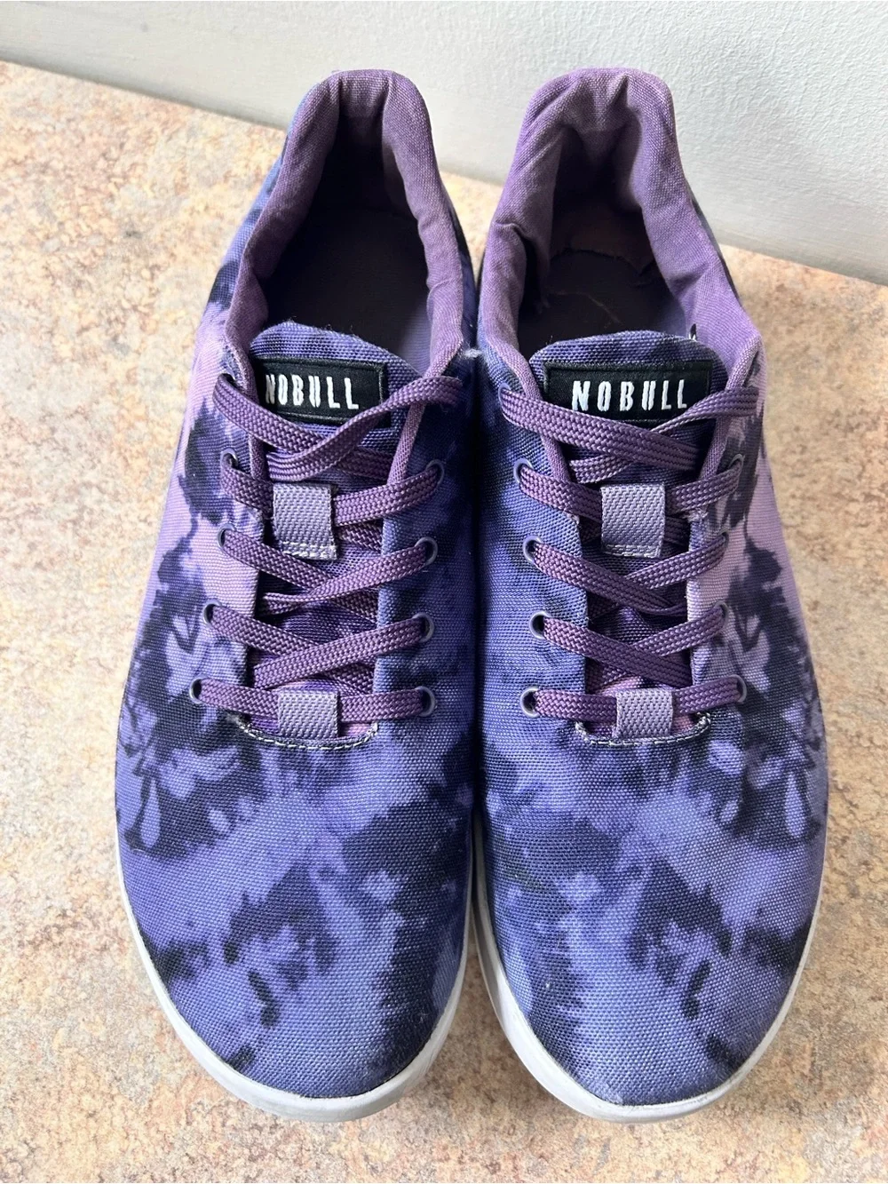 Nike No Bull Men’s Wisteria Gym Shoes in Tie-dye Purple Size 10